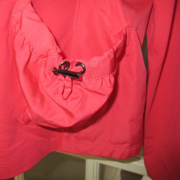Like new Betty Barclay Elements lightweight dark tangerine color jacket Size 12 - Picture 4 of 6